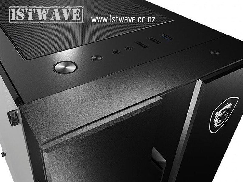 MSI Mag Vampiric 010X MidTower Gaming Case Tempered Glass A-RGB Fan + Fan Hub Carousel 2