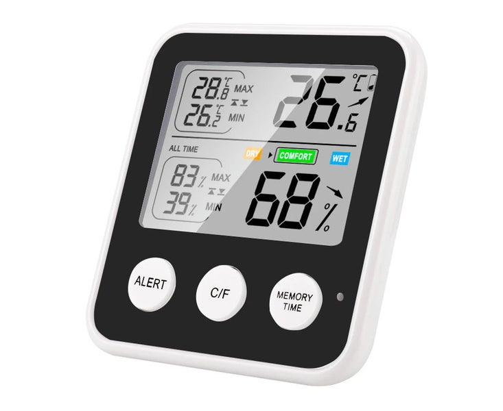 High-Precision LCD Electronic Digital Display Indoor Temperature Humidity Meter Carousel 2