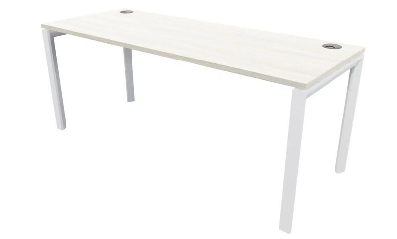 Desk Novah 1500W x 600D x 725H - White Frame Carousel 1