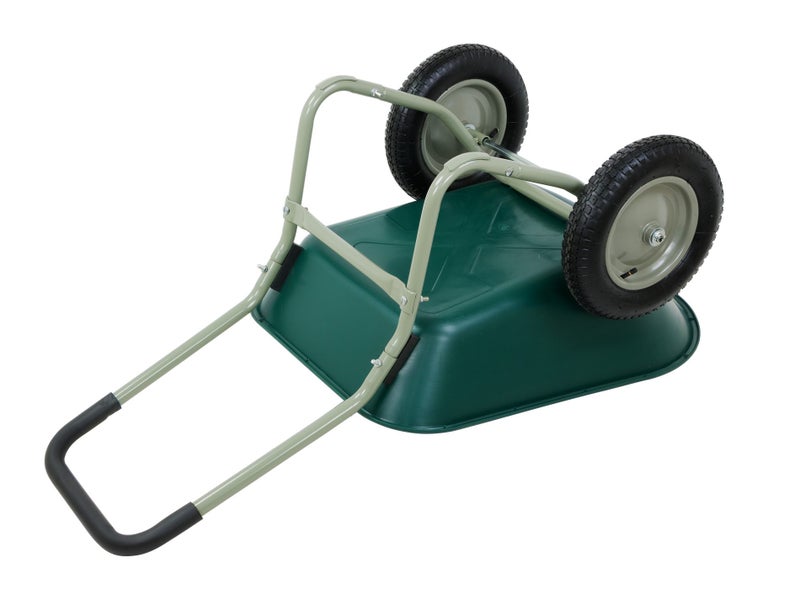 66L Wheelbarrow with Heavy Duty Plastic Tray & 2 Wheels - 150kg Load Carousel 3
