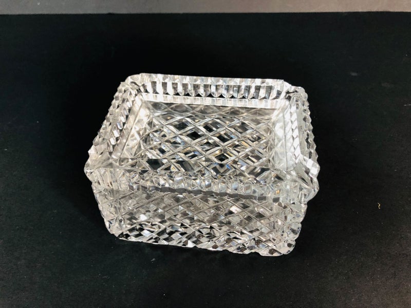 Vintage Crystal Cigarette Ashtray (18360)62937635444993111