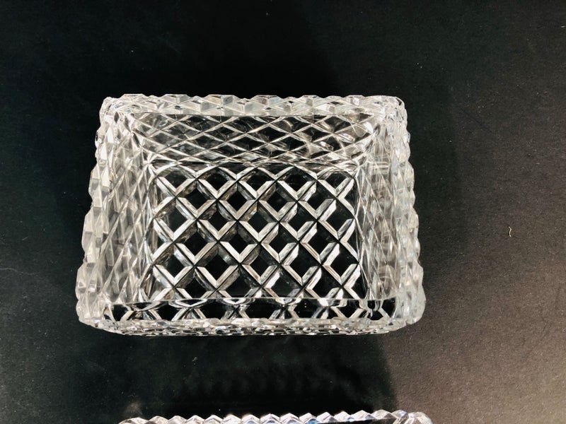 Vintage Crystal Cigarette Ashtray (18360)62937635444993113