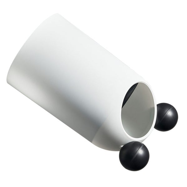 garbage container plastic garbage can Trash Can Slanted Lidless Plastic Large Carousel 1