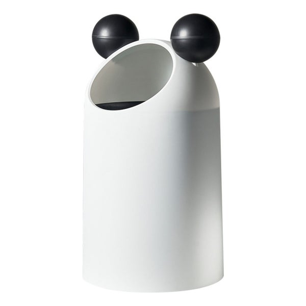 garbage container plastic garbage can Trash Can Slanted Lidless Plastic Large Carousel 8