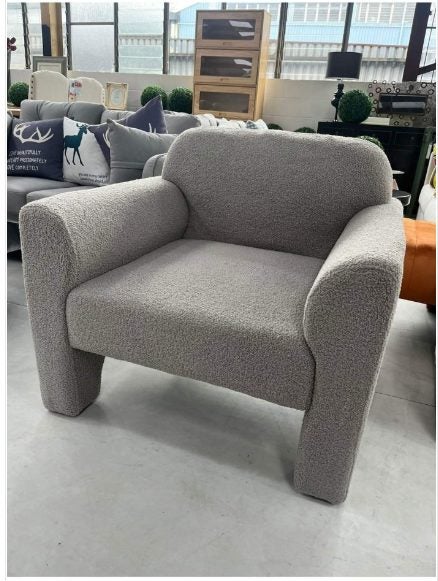 CLEARANCE - Vesper Accent Lounge Chair - Grey Boucle *Floor Display *45% OFF* Carousel 2