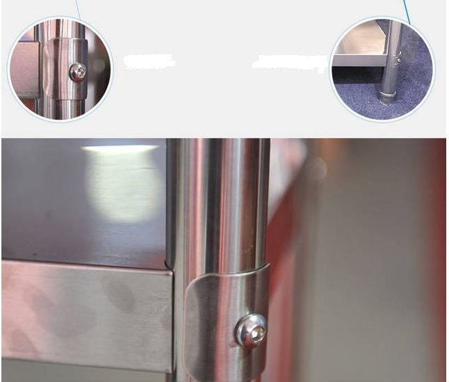 Stainless Steel bench - 1.8m Carousel 3