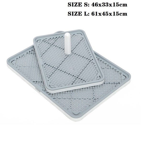 Large/Small Dog Potty Tray | Pee Pad Holder | Durable ABS | Indoor/Outdoor Use Carousel 1