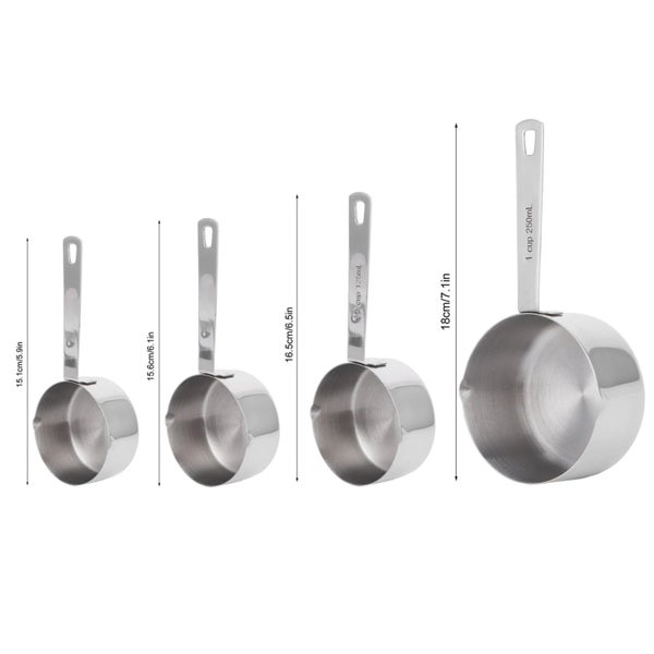 Stainless Steel Straight Handle Baking Measuring Spoon Measuring Cup Bila CHK29M Carousel 8