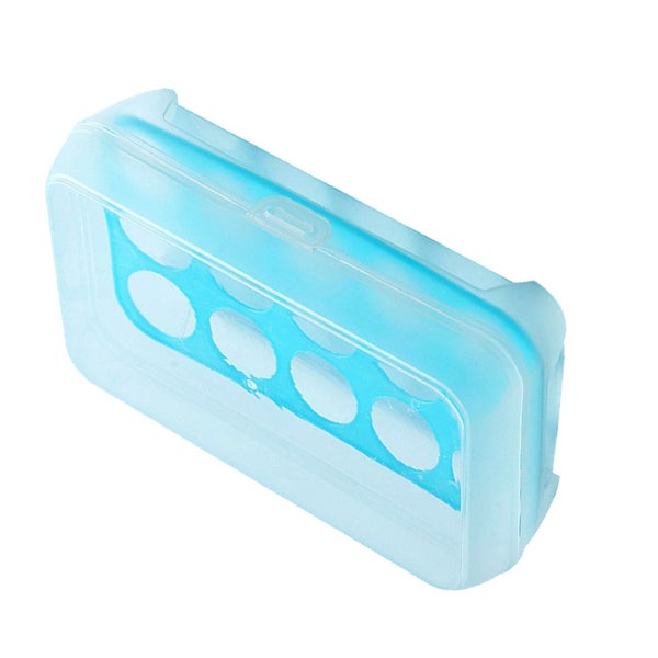 dustproof egg box Egg Tray with Lid 15 Grids Thickened Dustproof Egg Storage Box Carousel 2