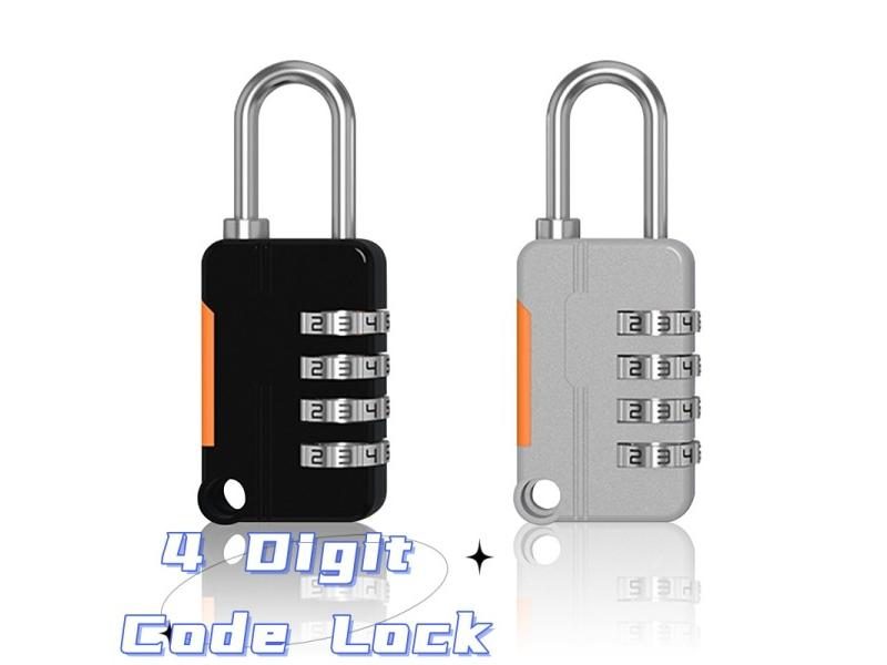 1/2PCS 4 Digit Number Combination Pad Lock Padlock Outdoor Waterproof Lock Carousel 2