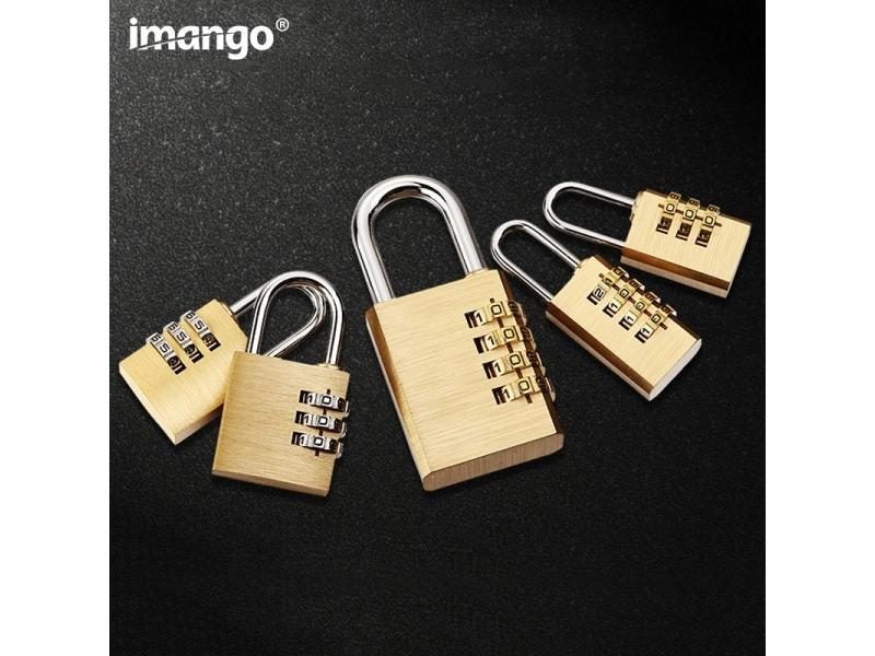 Combination Lock 3/4 Digit Outdoor Password Waterproof Padlock For School Gym Carousel 2