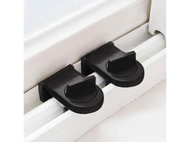 1pcs Doors Security Anti-theft Lock Window Sliding Door Lock Sliding Sash Carousel 2