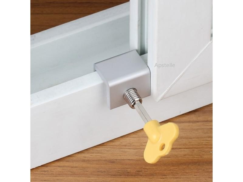Window Security Key Lock Sliding Doors Windows Restrictor Child Safety Carousel 1
