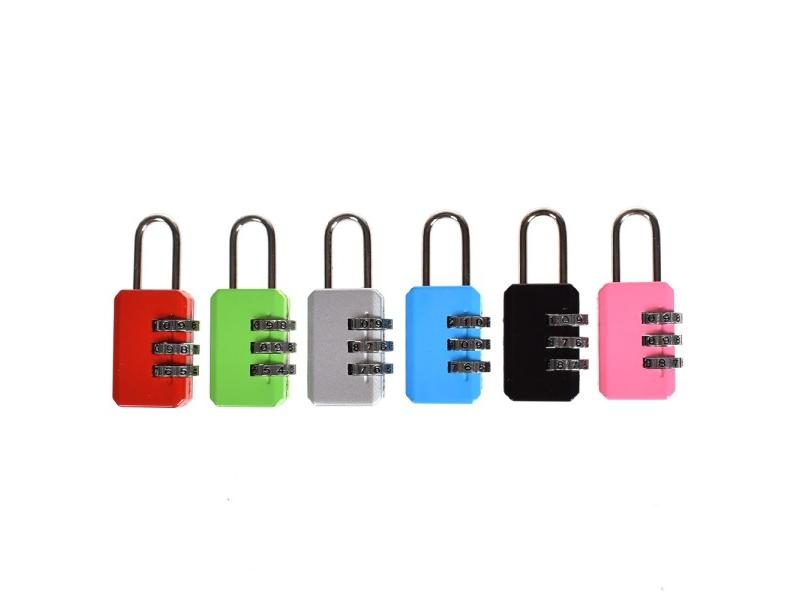 1PCS Resettable 3 Dial Digit Combination Suitcase Luggage Password Code Lock Carousel 2