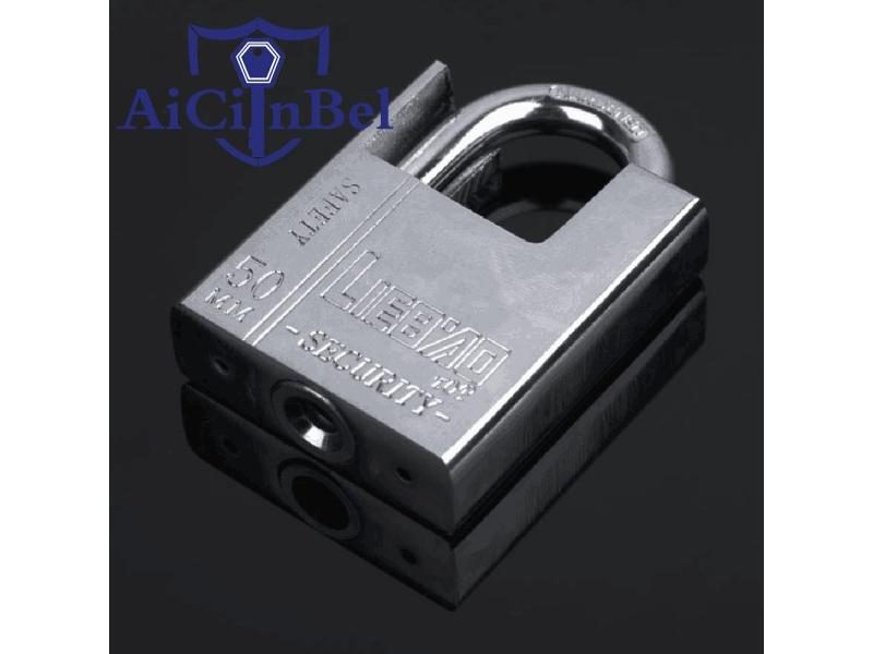 Keyed Padlock Waterproof Antirust Multifunctional Padlock Anti-Theft Lock Pry Carousel 2