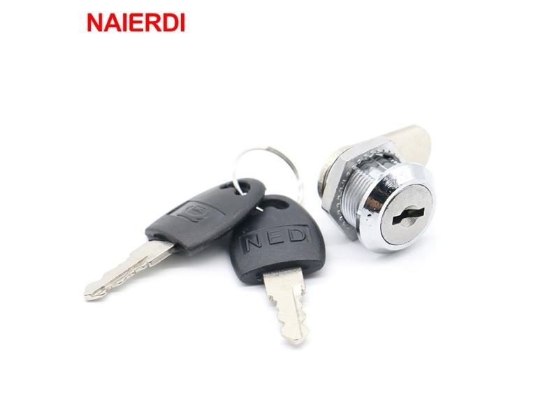 NAIERDI Door Cabinet Lock With Plastic Keys Furniture Hardware Carousel 2