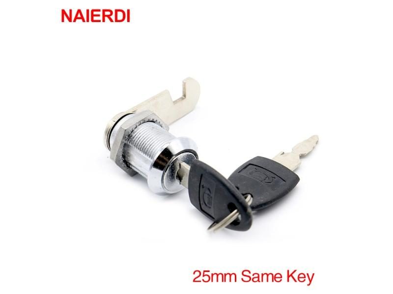 NAIERDI Door Cabinet Lock With Plastic Keys Furniture Hardware Carousel 1