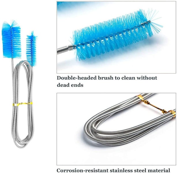 Aquarium Cleaning Brush, 2pcs Magnet Aquarium Cleaning Brush, Aquarium Sponge Carousel 2