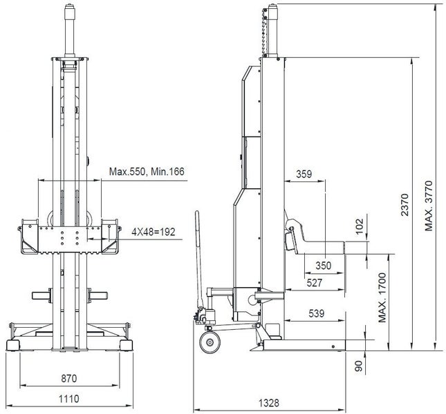 Hoist- Truck Carousel 14