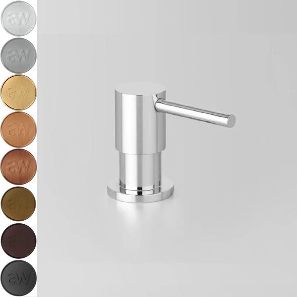 Astra Walker Icon Bench Mounted Soap Dispenser 71mm | Chrome Carousel 1
