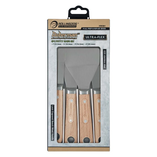 Putty Knife Set 4pc Professional Carousel 1