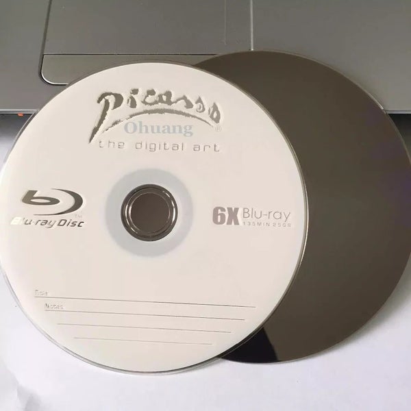 5 Discs A+ Picasso 6x 25GB Blank Printed Blu Ray BD-R Disc CHK29M Carousel 1