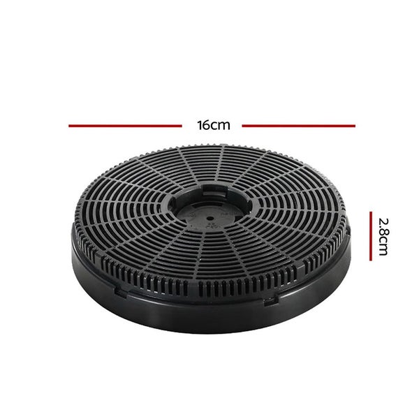 Devanti 16cm Range Hood Carbon Charcoal Filters Replacement X2 Carousel 2