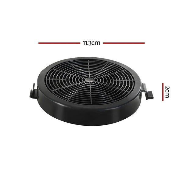 Devanti 11cm Range Hood Carbon Charcoal Filters Replacement X2 Carousel 2