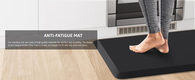 Kitchen Mat Cushioned Anti Fatigue Rug Waterproof Carousel 1