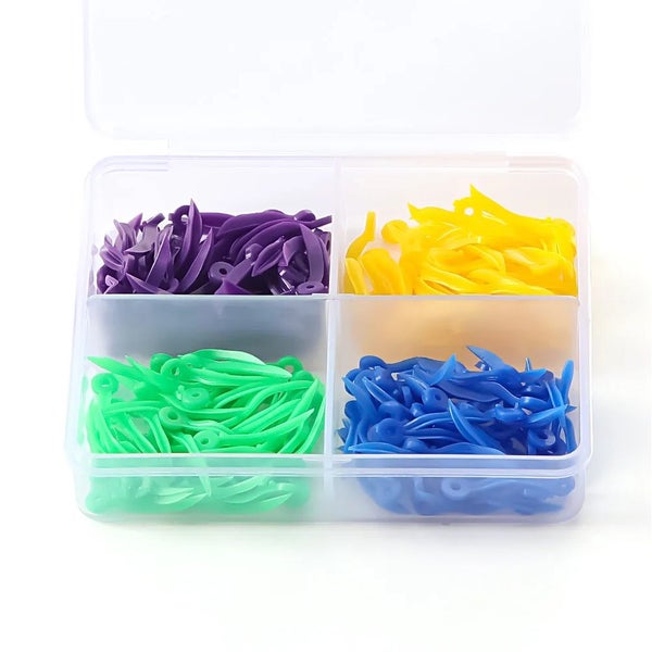 200Pcs/Box Dental Disposable Tooth Gap Wedges With End Circular Hole Carousel 7