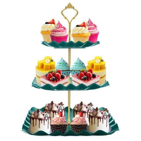 Dessert Cupcake Stand 3 Tier Cup Cake Holder Tower Carousel 1