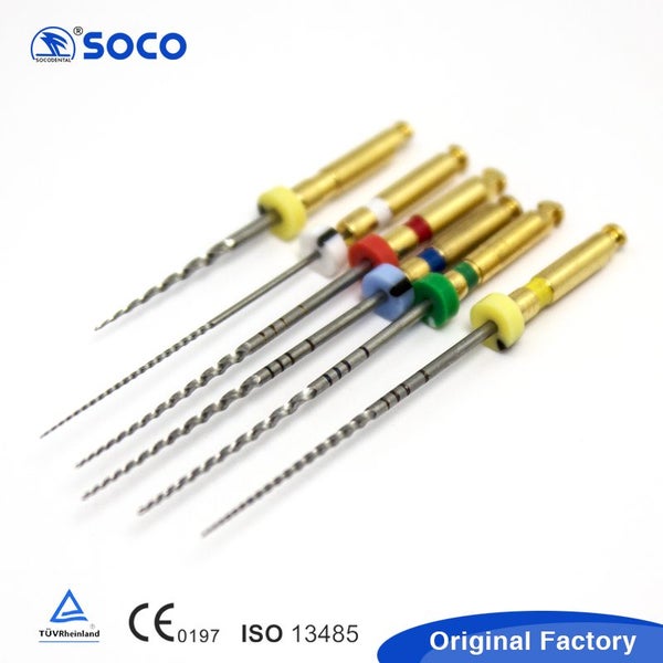 5Boxes(30pcs) COXO Soco Strong Flexible Dental File Root Canal Taper Carousel 7