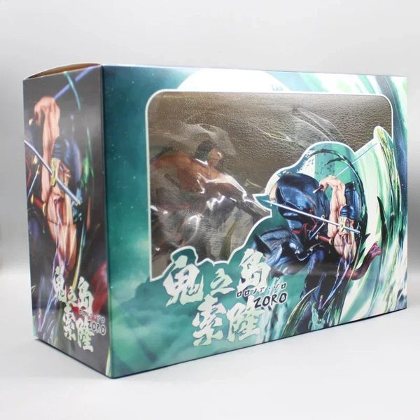 One Piece Figure Zoro Figures With Light Roronoa Zoro Figurine Pvc Carousel 1