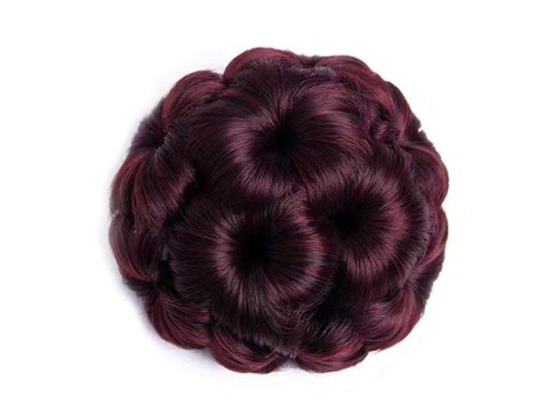 Synthetic Claw Clip Hair Bun Chignon Clip In Hair Extensions Fluffy Hairpieces Carousel 1