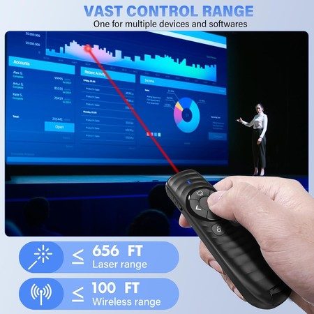 Presentation Clicker Wireless,PPT Clicker Red Laser Pointer Carousel 1