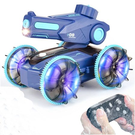 Remote Control Car, Amphibious Gesture RC Cars for Boys Girls, Blue Carousel 9