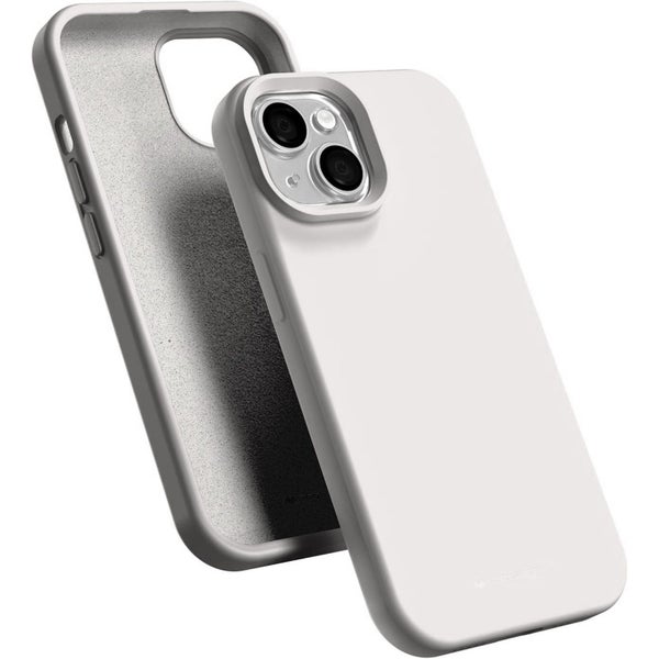 iPhone 15 GOOSPERY Liquid Silicone slim thin soft Rubber Cover Case STONE Carousel 1