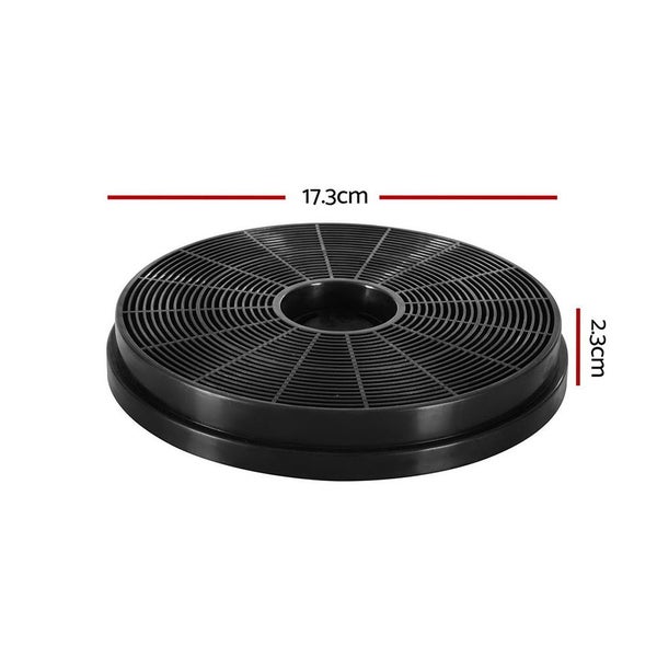Devanti 17cm Range Hood Carbon Charcoal Filters Replacement X2 Carousel 2