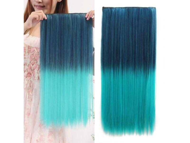 Synthetic Hair Extension Hairpiece Carousel 1