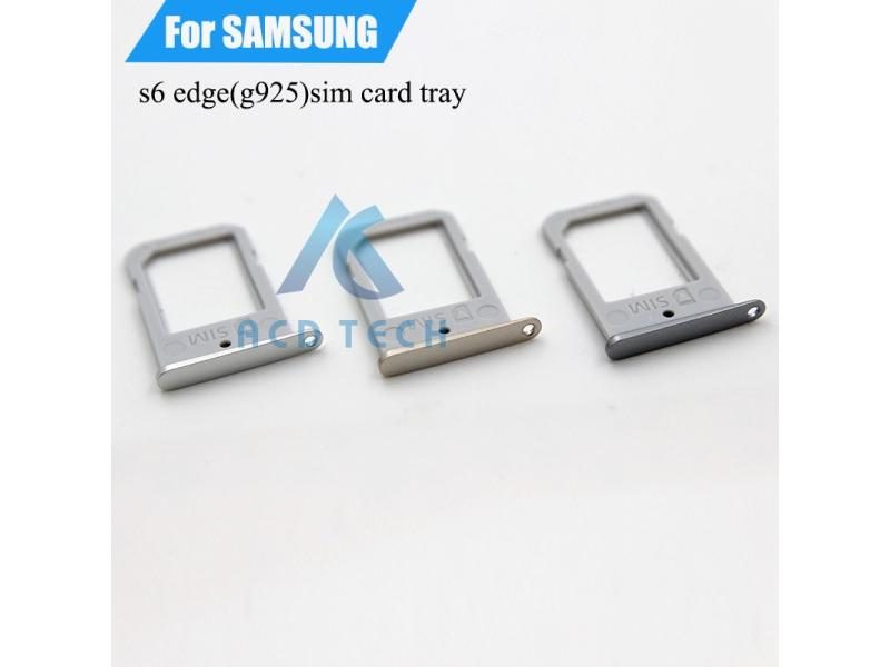 OEM SIM Card Tray Holder Slot For Samsung Galaxy S6 Edge G925 Replacement Part Carousel 1