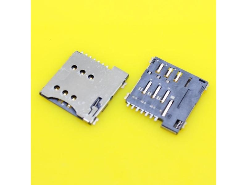 1piece KA 285 7pin Push Micro Sim Card Socket Holder Slot Replacement Connector Carousel 2