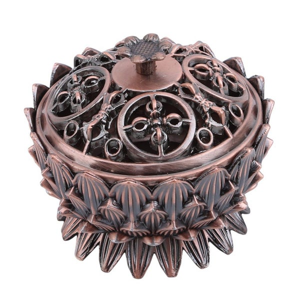 lotus cone incense holder Lotus Incense Burner Zinc Alloy Cone Incense Holder Carousel 8
