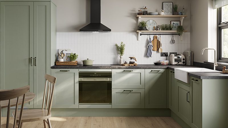 Painted Lacquer Shaker Style Kitchen Carousel 1