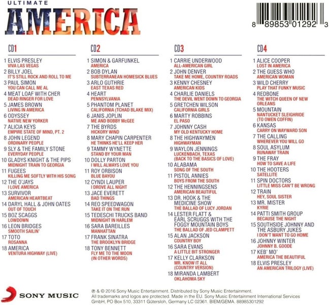 Ultimate... America ( Sealed 4CD Box Set ) Carousel 2