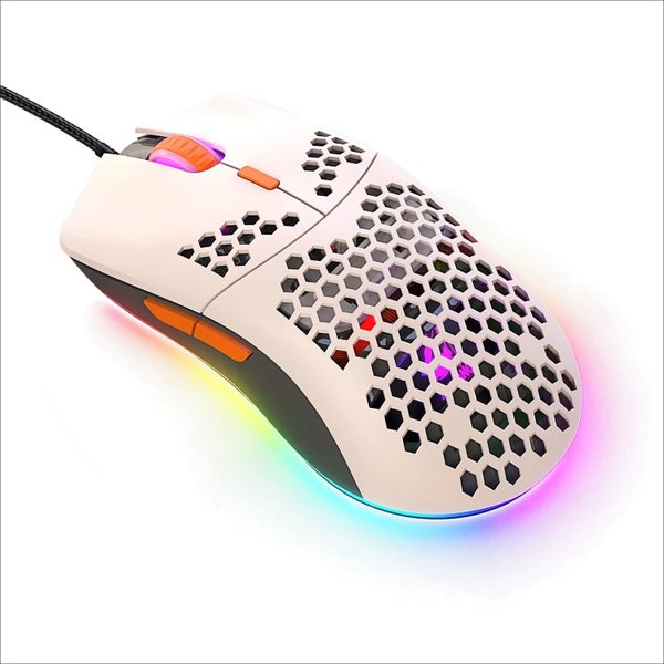 M1 Wired Lightweight Multicolor Gaming Mouse 69g Ultralight Honeycomb Carousel 2