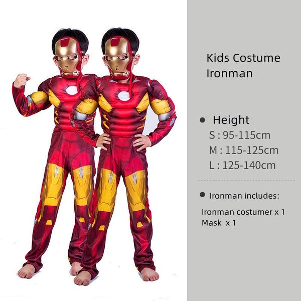 Party-Ironman Kids Costumes M Carousel 1