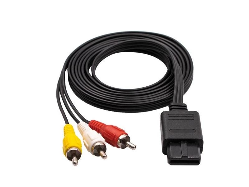 1.8m For Nintendo 64 Audio Tv Video Cord Av Cable To Rca For Super Nintend Game Carousel 1