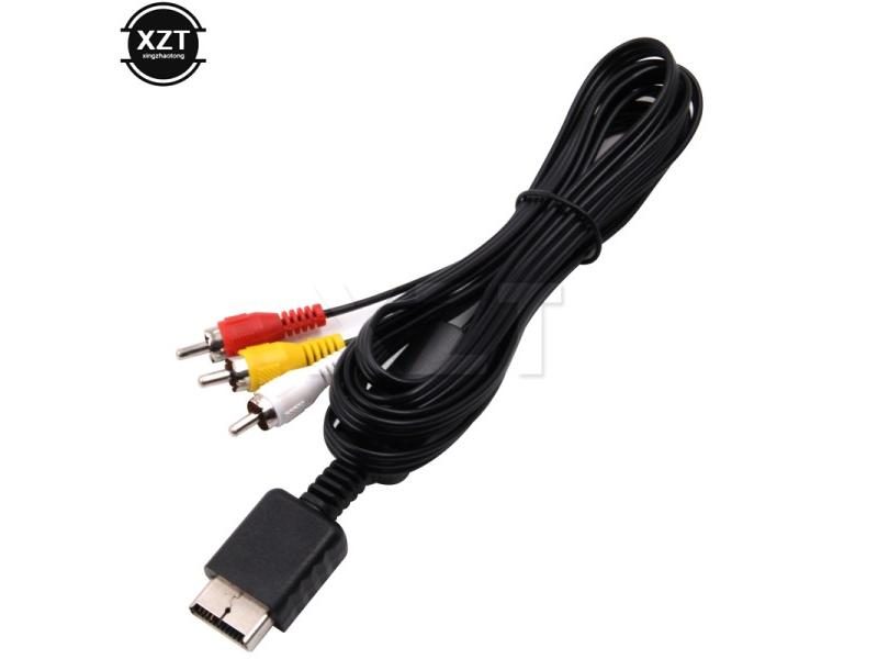 1.8M 3RCA TV Adapter Cable For Sony Playstation 2 3 PS2 PS3 Audio Video Cable Carousel 2