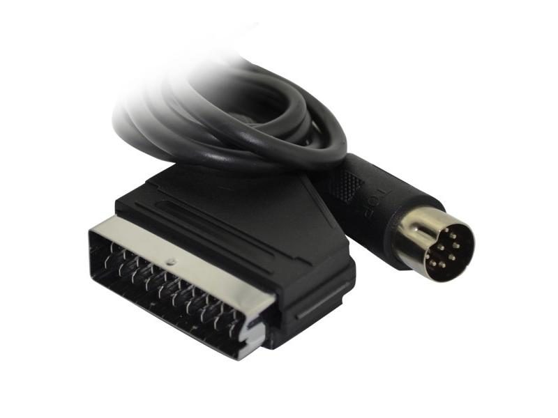 PAL V Pin EU Scart Cable For SEGA Mega Drive 1 Genesis 1 Carousel 2