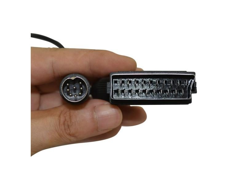 PAL V Pin EU Scart Cable For SEGA Mega Drive 1 Genesis 1 Carousel 1